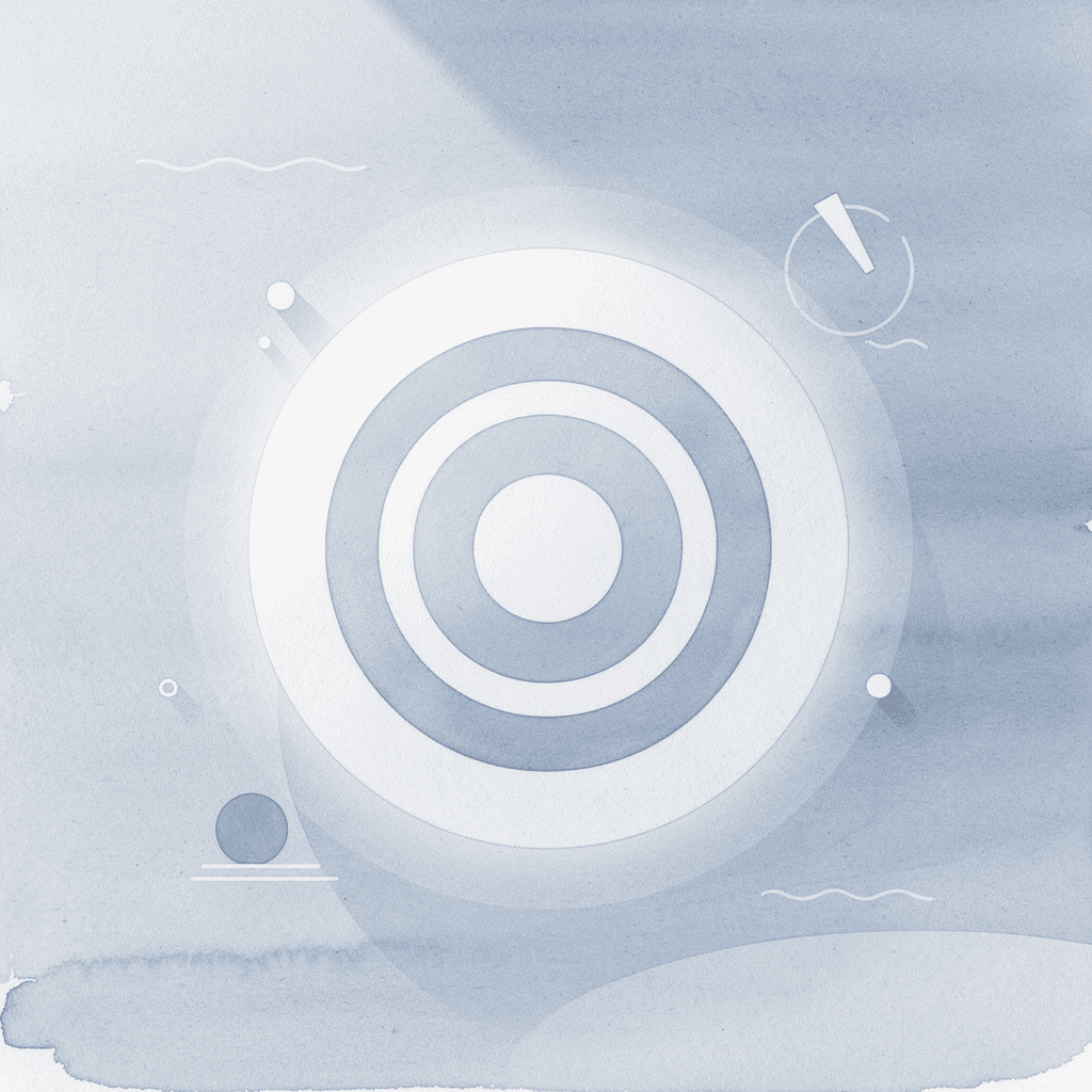Target icon representing precision in design sizing - T-Shirt Design Size
