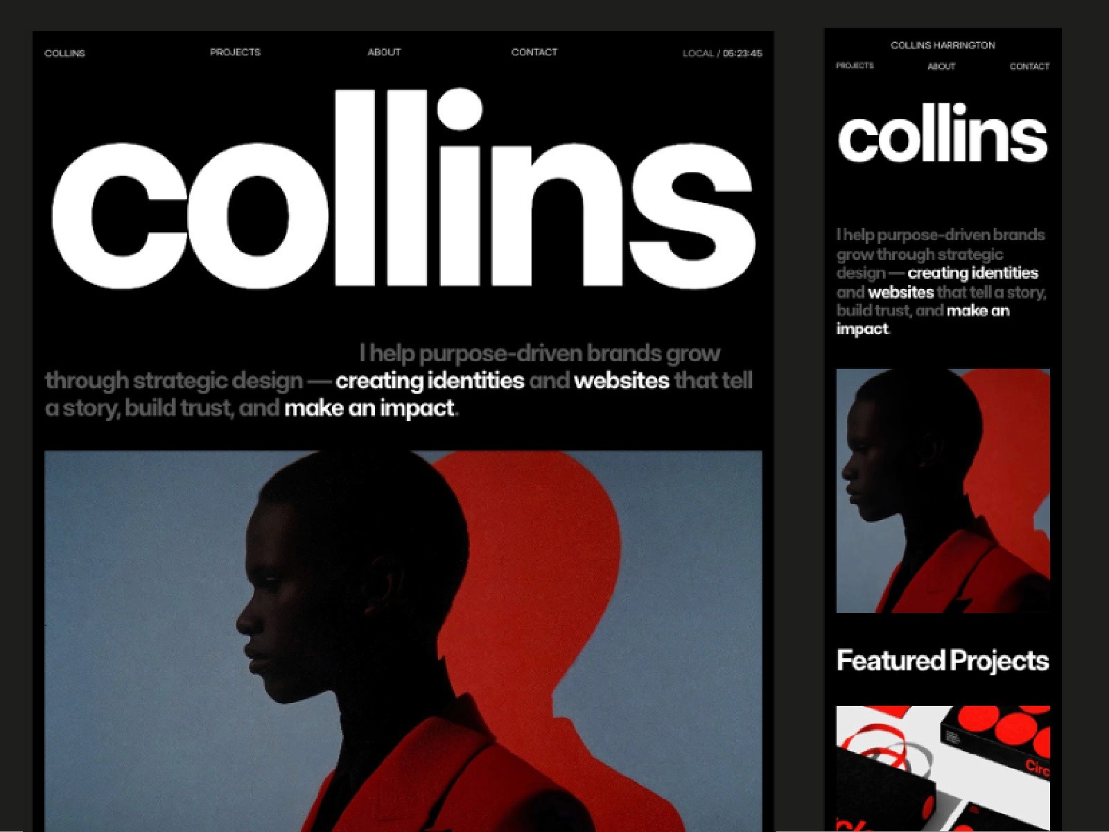 Collins — 极简专业创意机构官网设计灵感