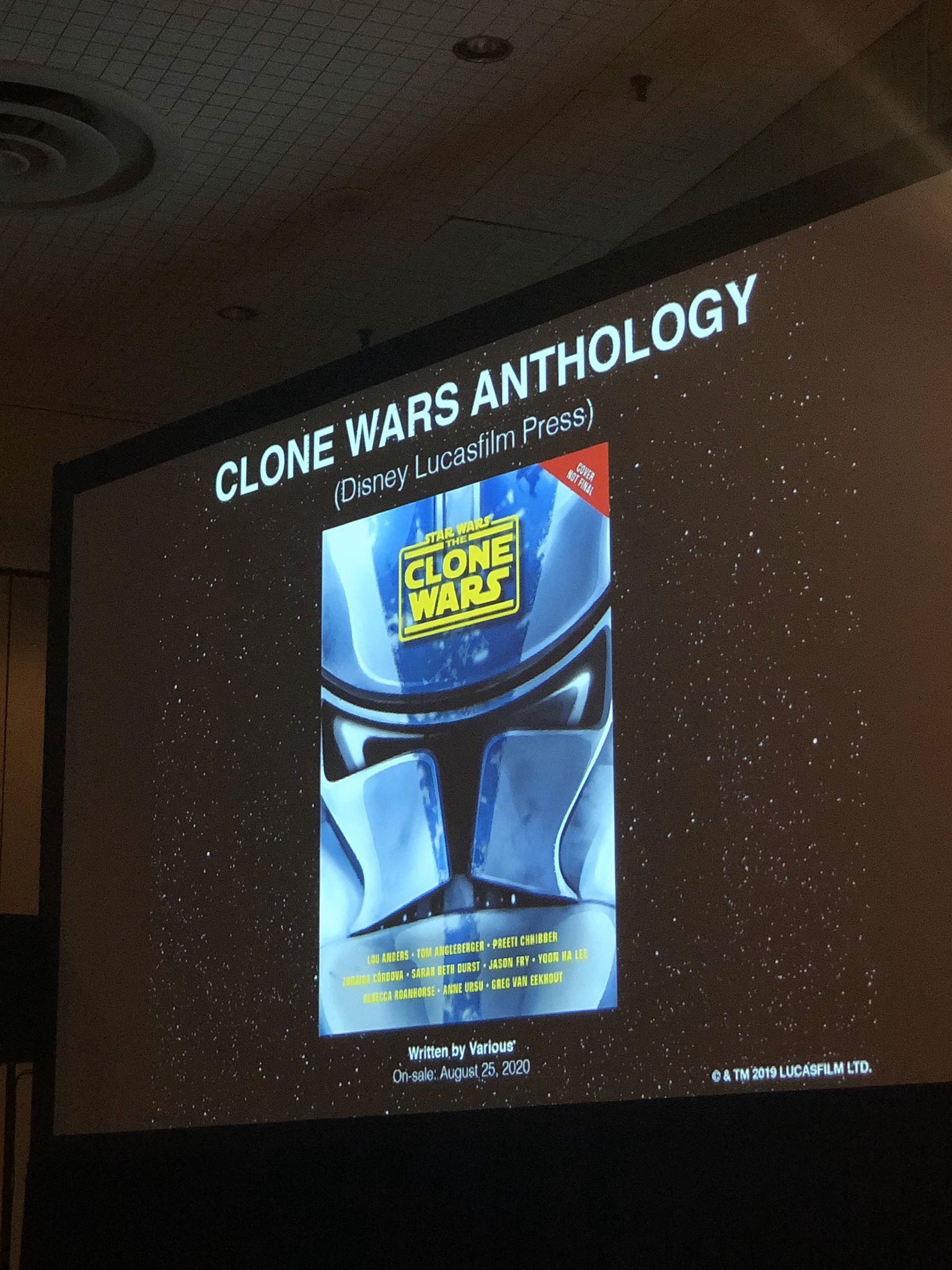 Clone Wars Anthology Book Announcement