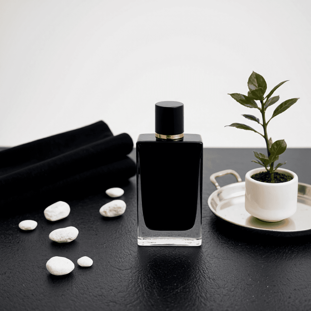 product photography of bottle of men's fragrance