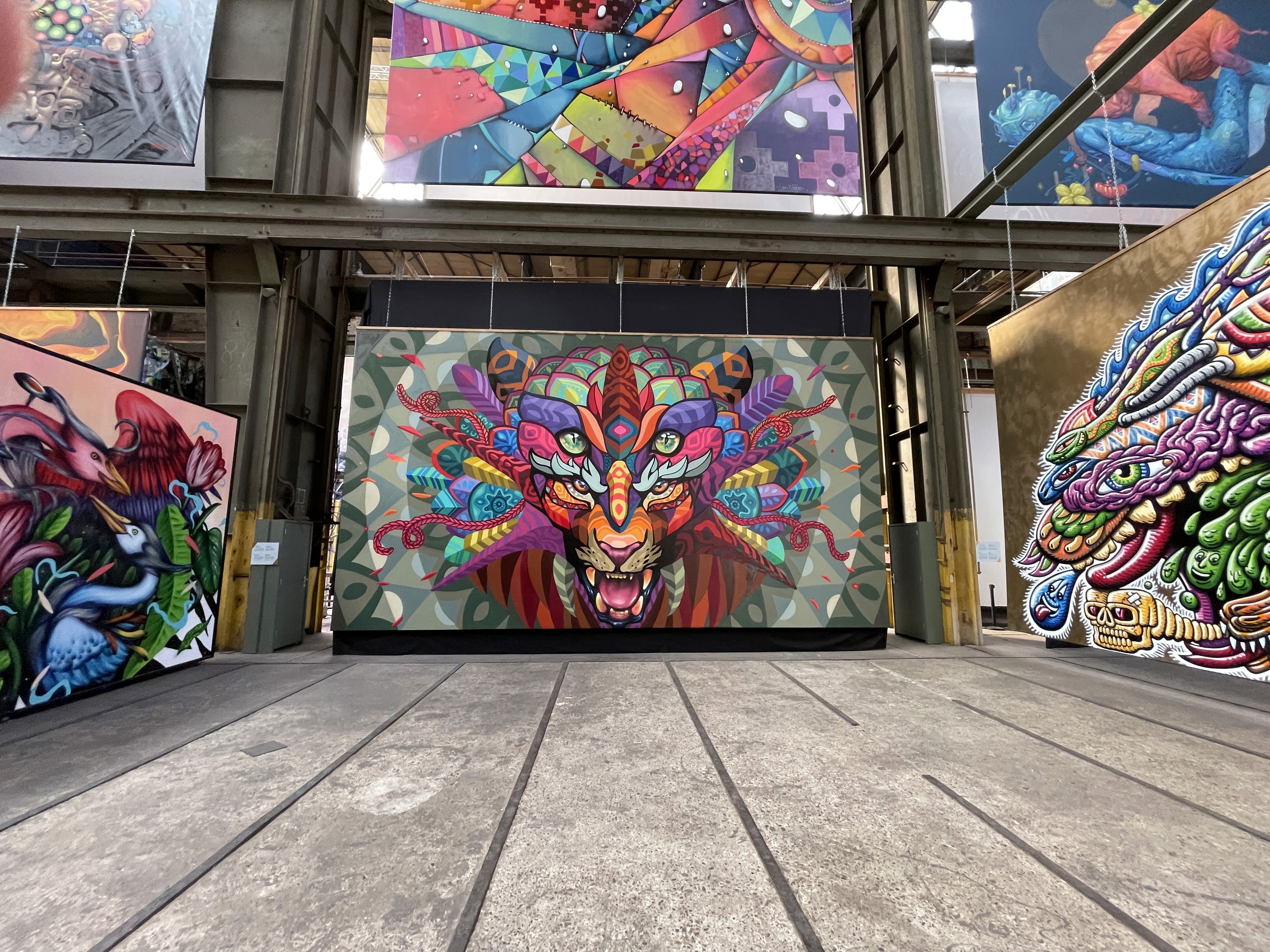 a person standing in front of a building