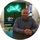 A man sitting on a table