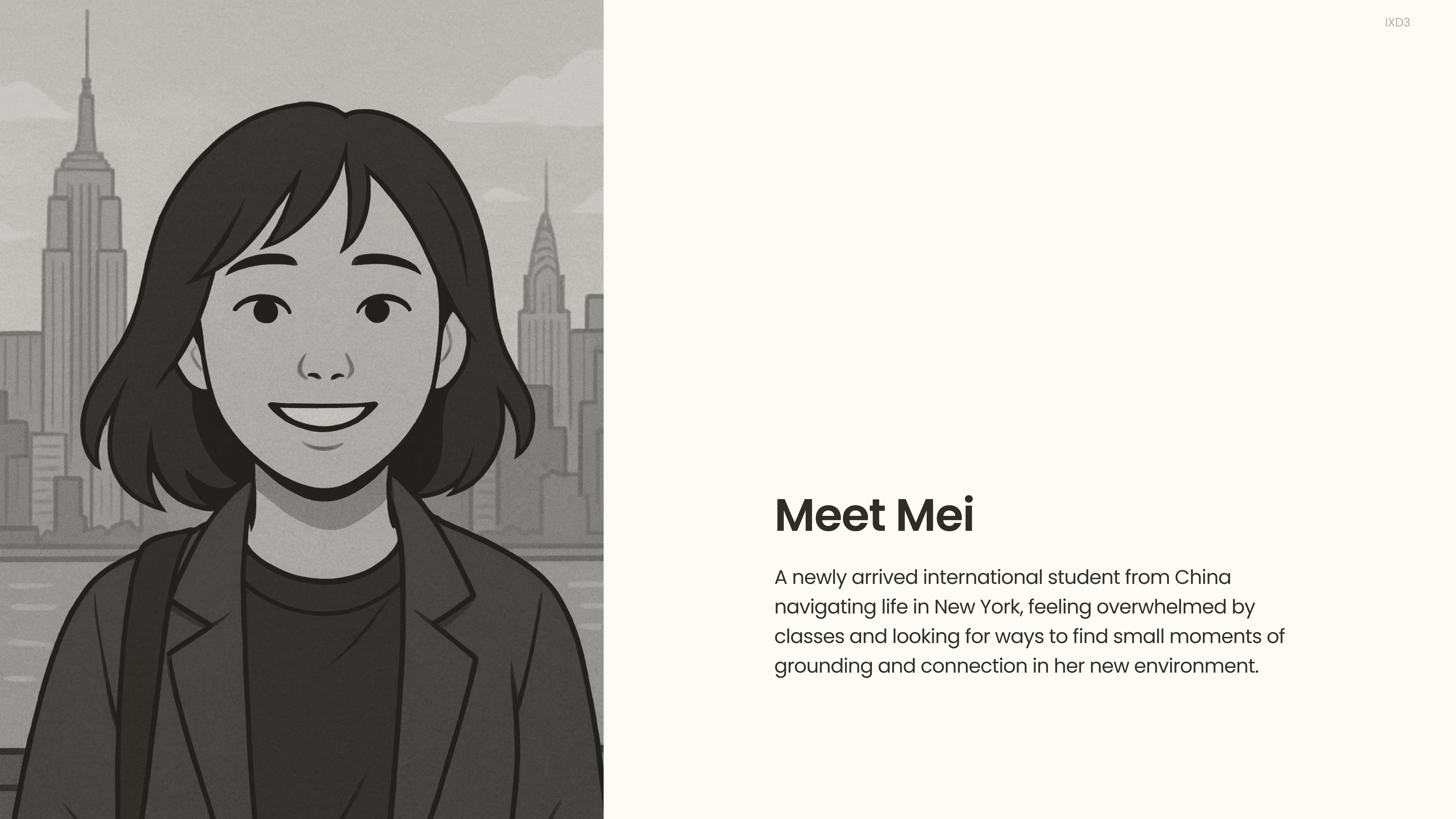 Meet Mei — an international student away from home