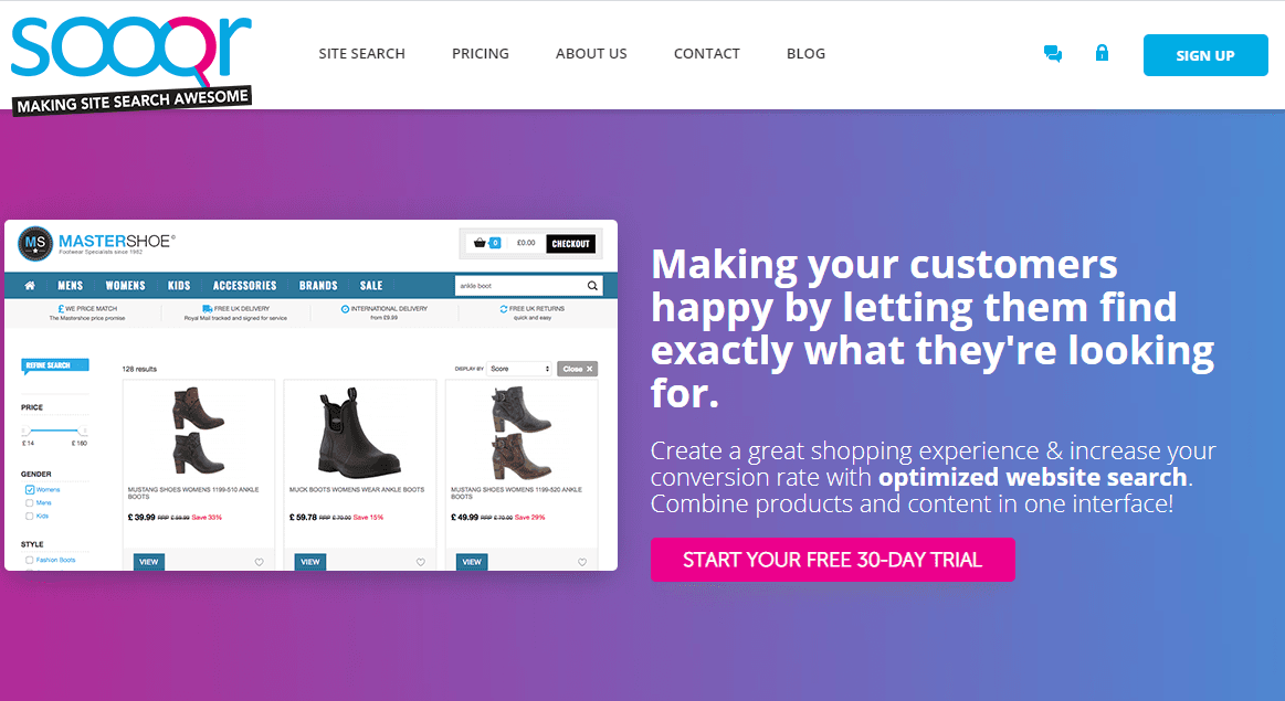 Zoekfunctie ecommerce