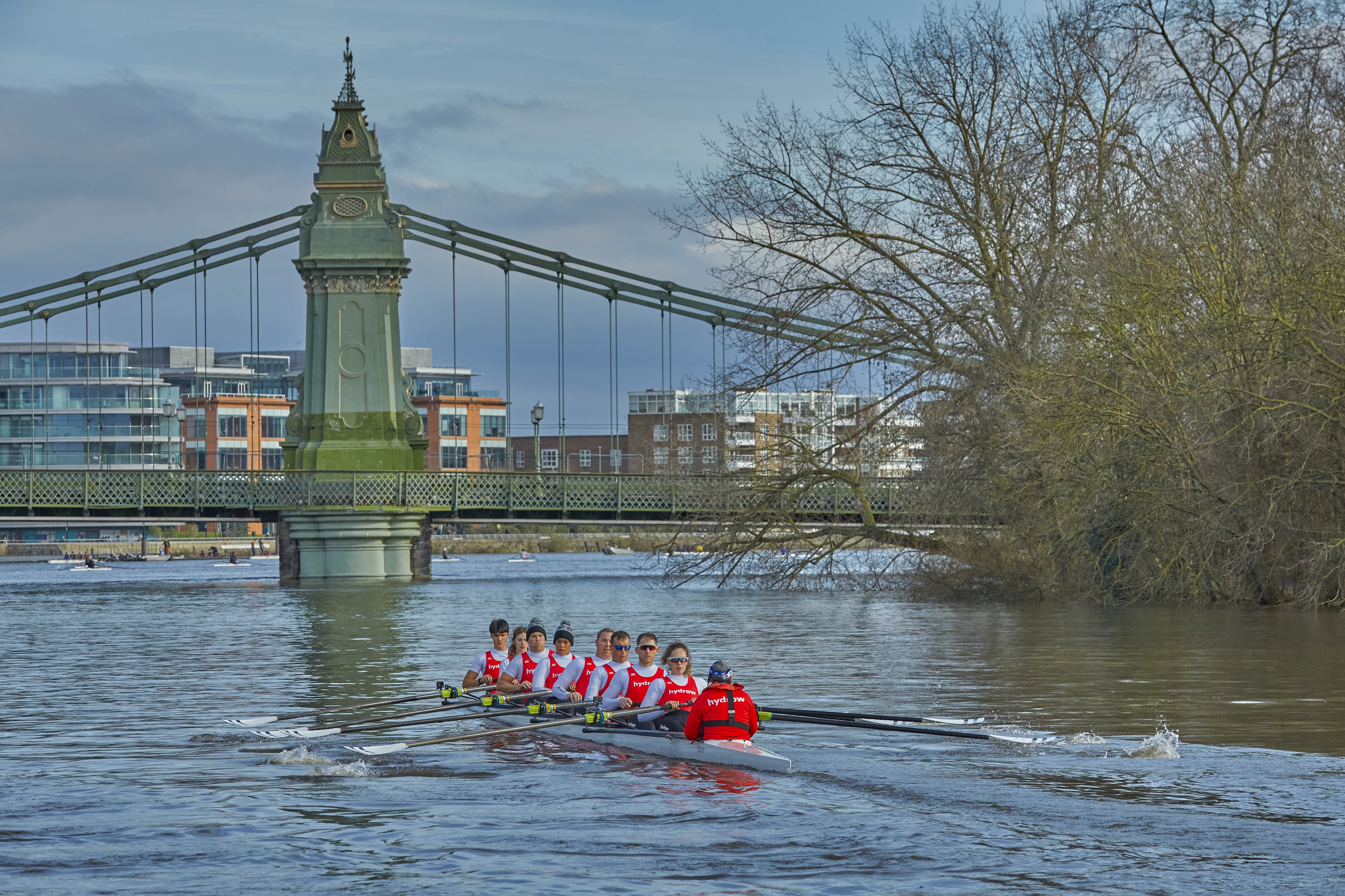 Team Rowing, London Hydro rowing campaign for The Boat Race – London event photographer Paul Severn.