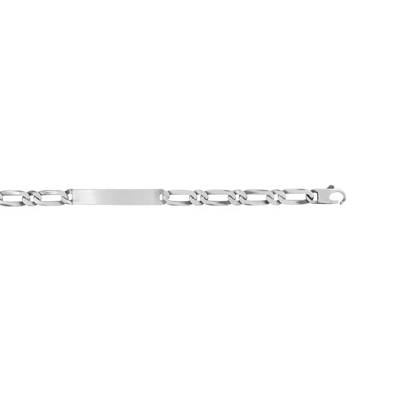 Gourmette d'identité en argent 925