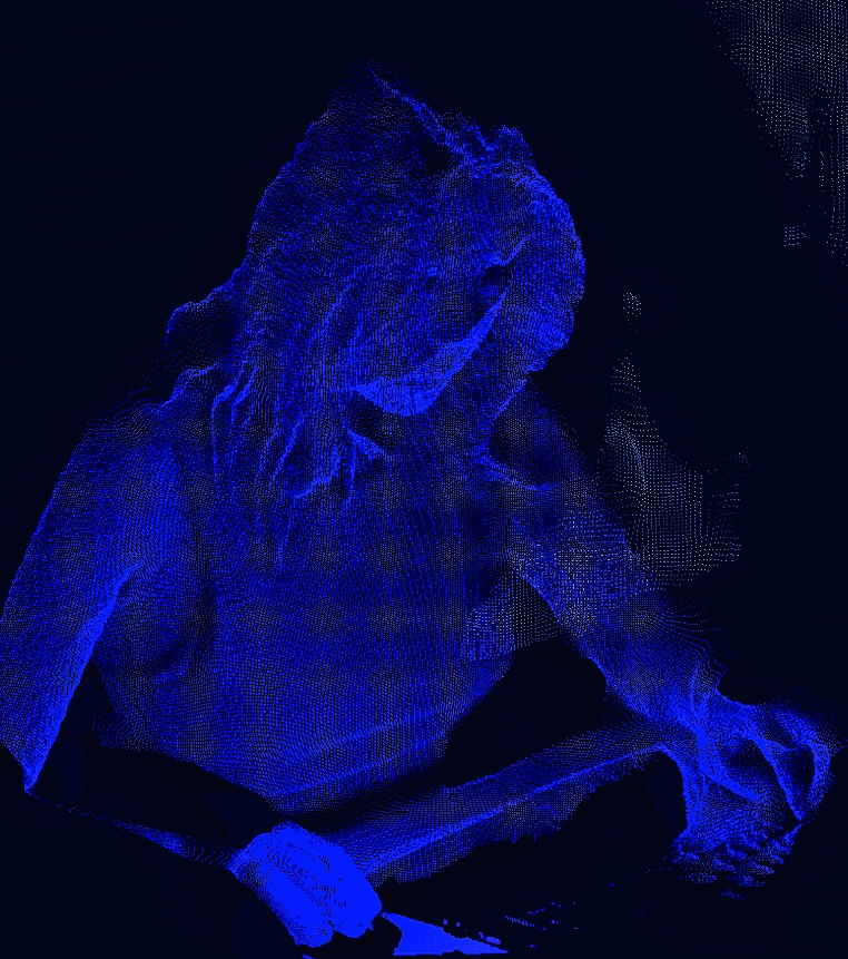 Portrait of portfolio creator – back view