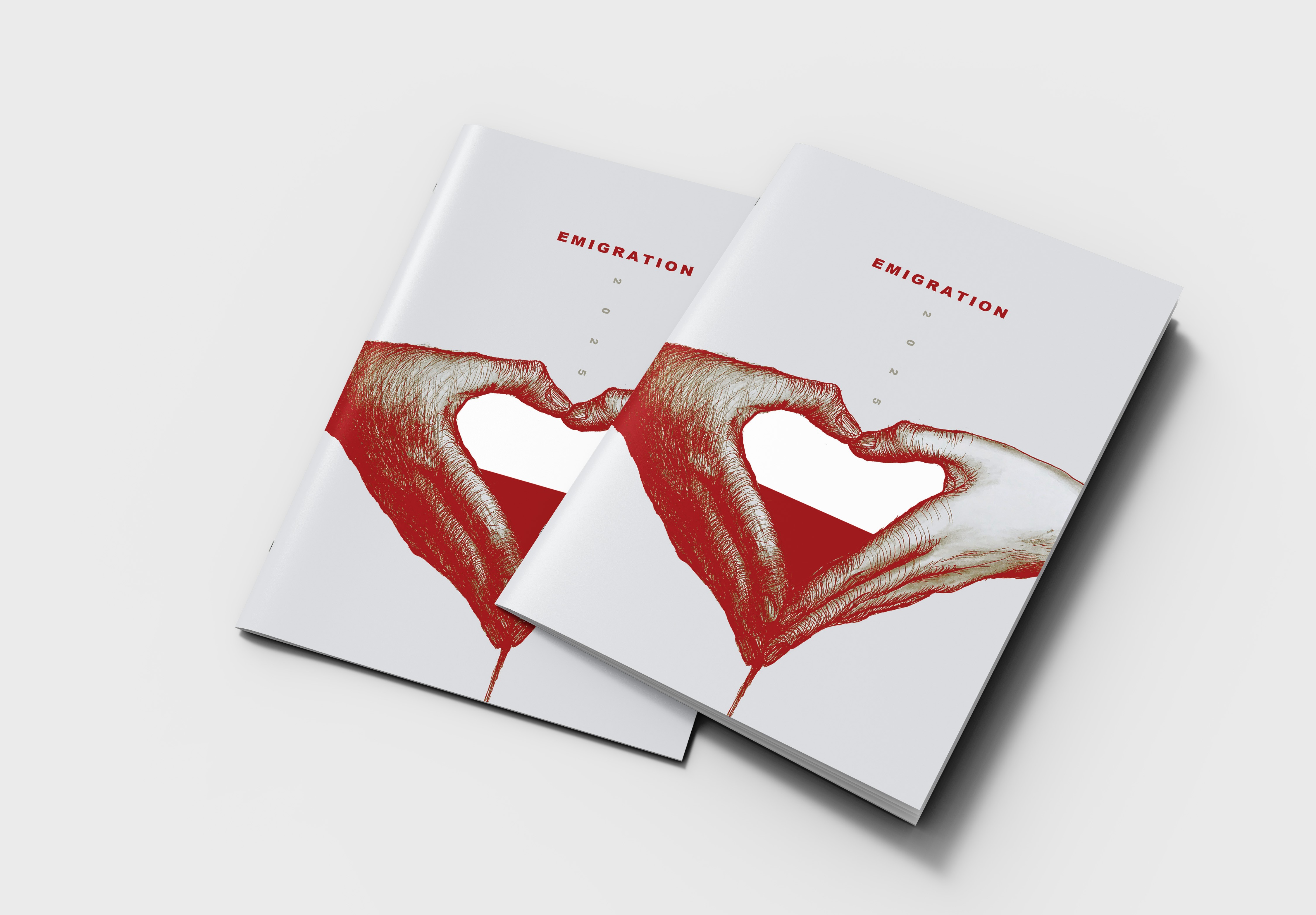 booklet cover mockup for Galerie Lokal