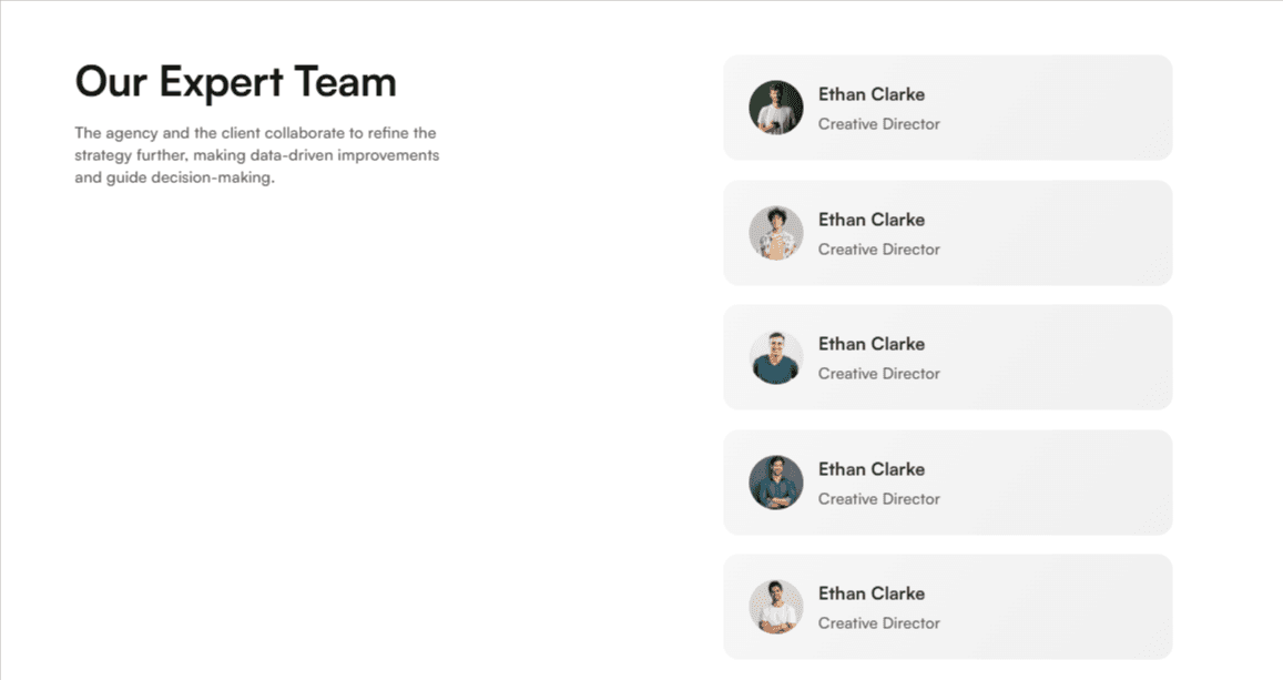 Framer Team Section v24