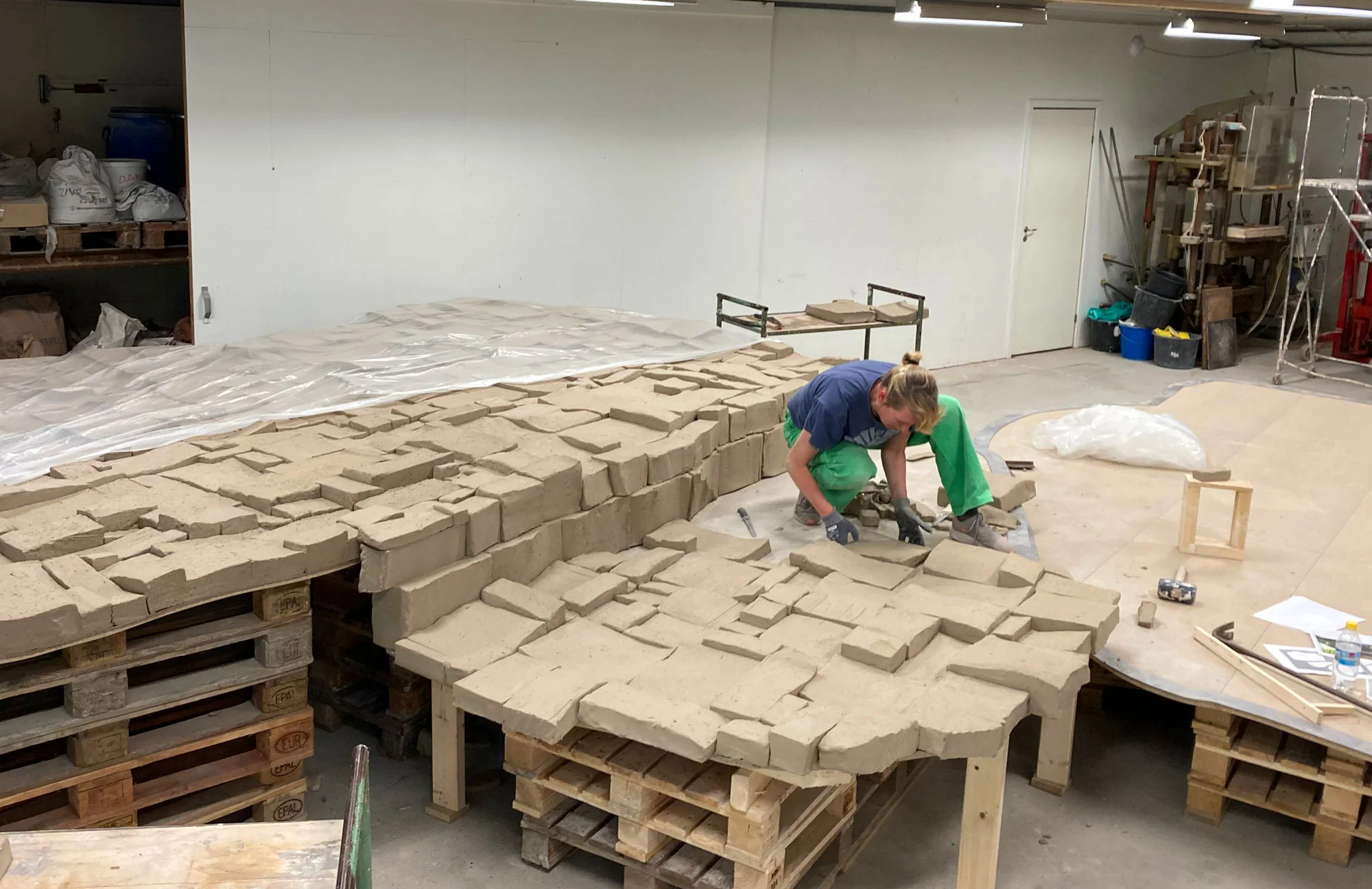 In the making. At Tommerup Ceramic Workcenter.