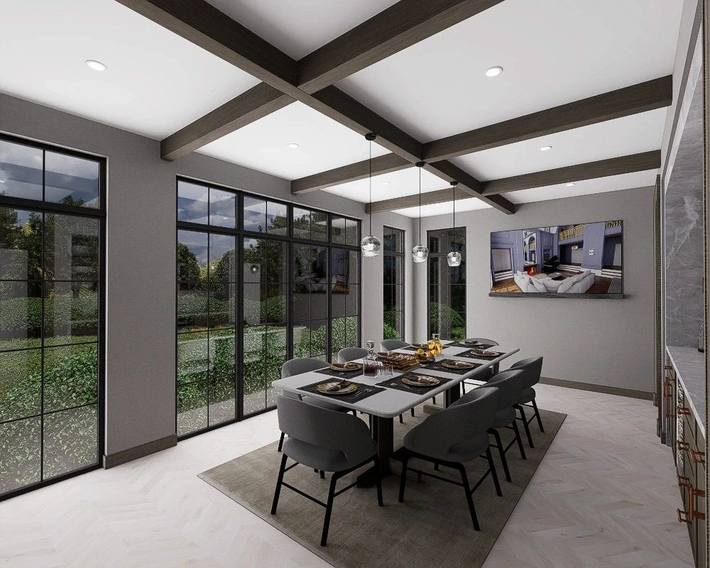 Dining room render
