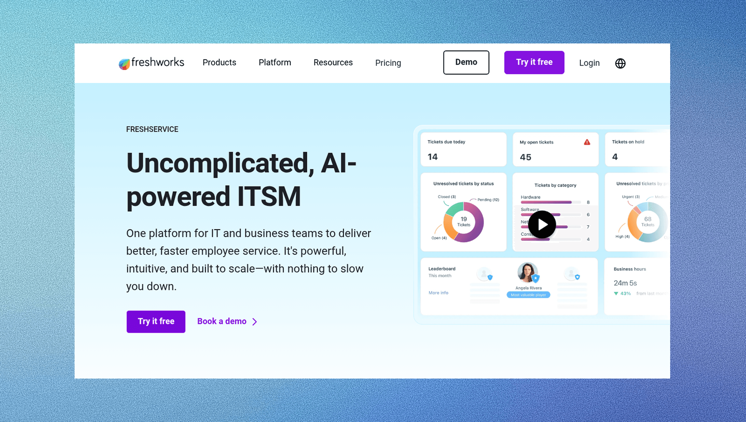 Freshworks - ITSM solution