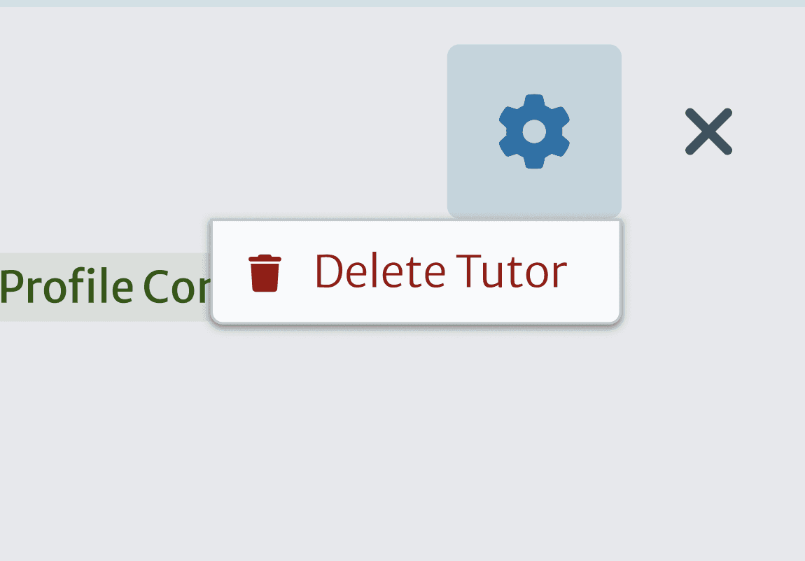 Focused admin actions