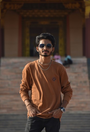 a man wearing sunglasses