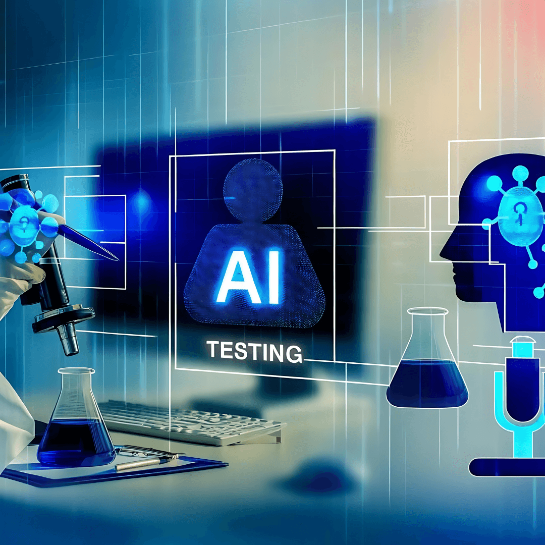 AI Testing Lab with Google Cyber Security Logo