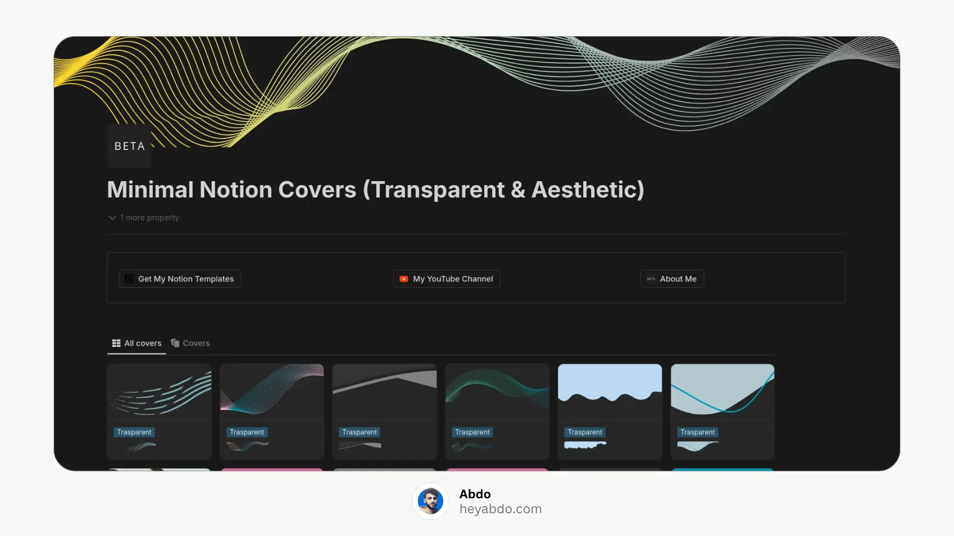 Minimal Notion Covers