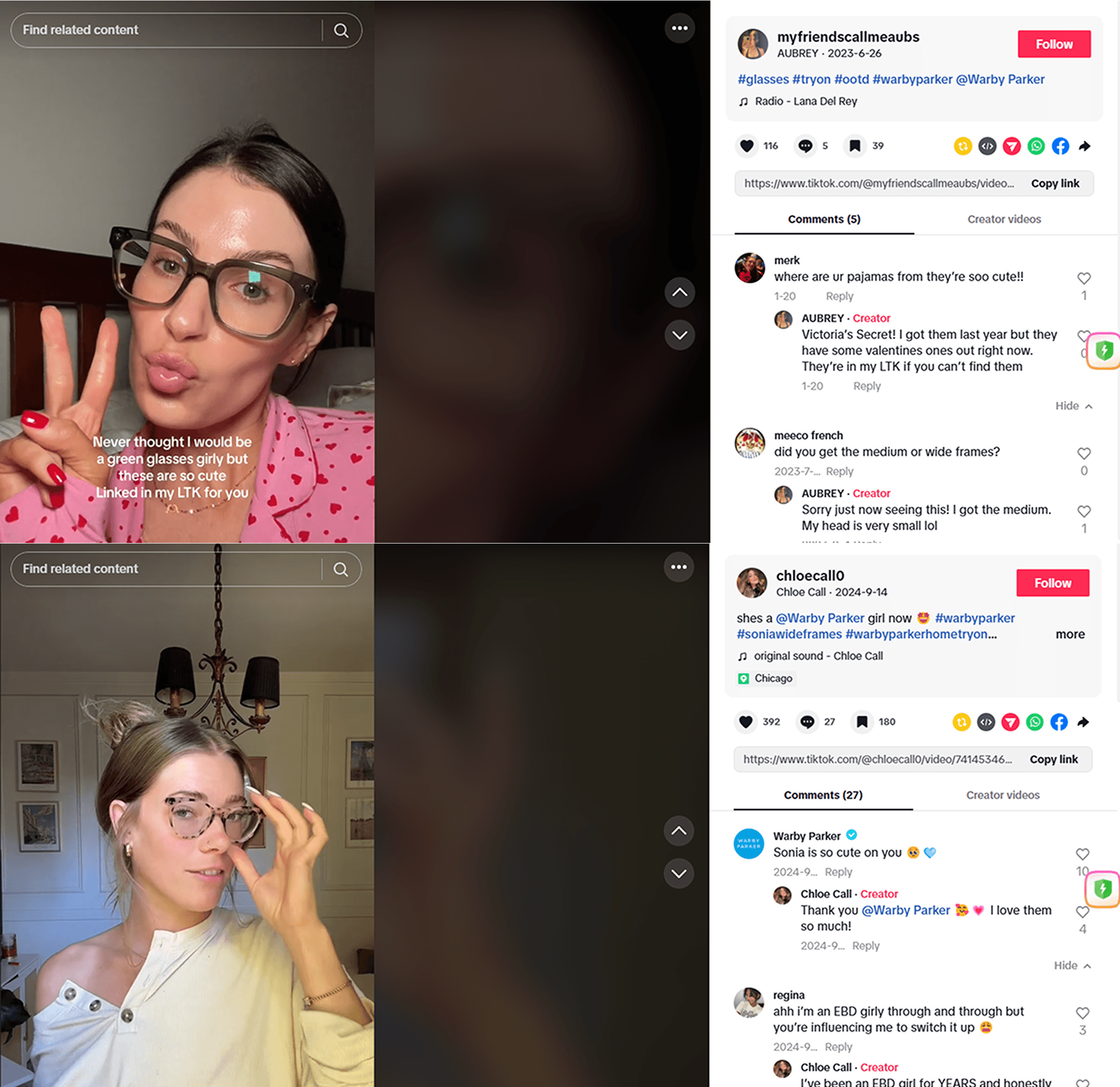 Warby Parker’s TikTok marketing 