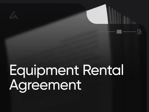 Equipment Rental Agreement 