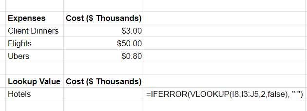 IFERROR VLOOKUP 
