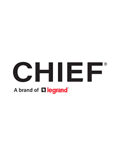 Chief A brand of legrand Logo - Red, Black and White
