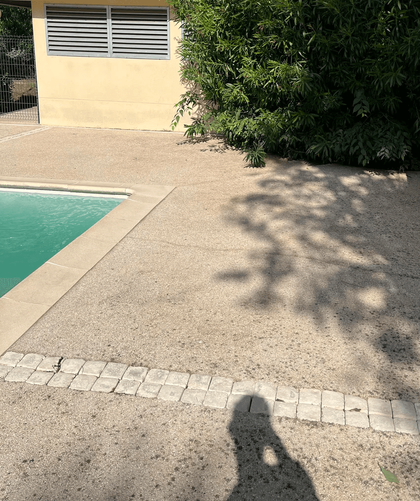 Terrasses nettoyée et ravivée, Vaucluse