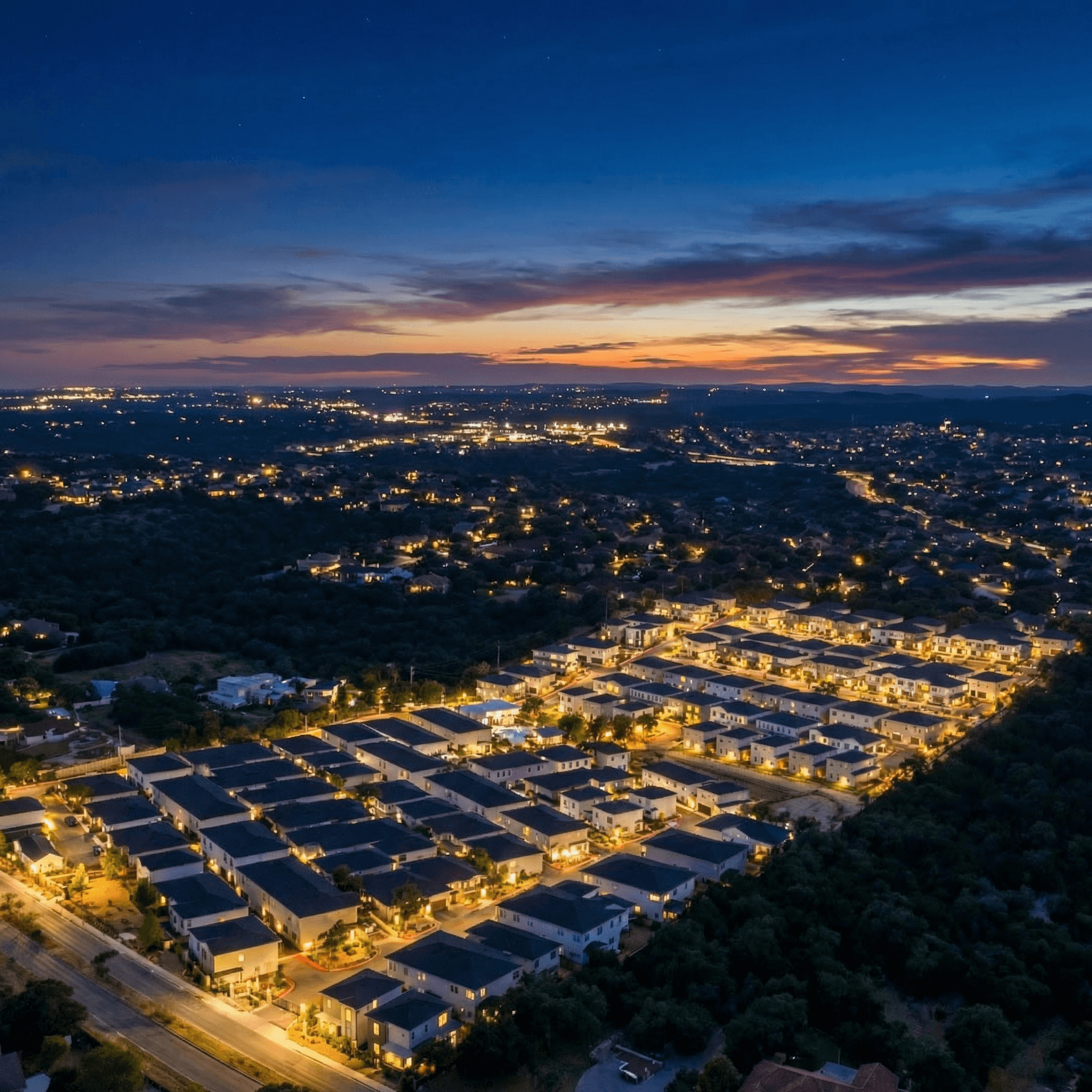 Apartment Drone Shot