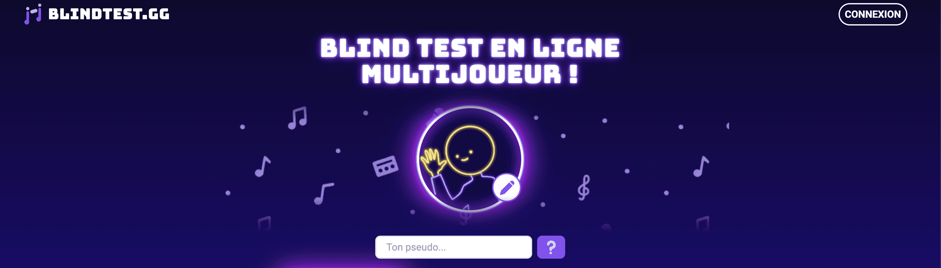 Accueil de Blindtest.gg