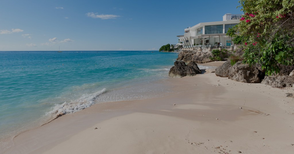 Barbados beach coastline
