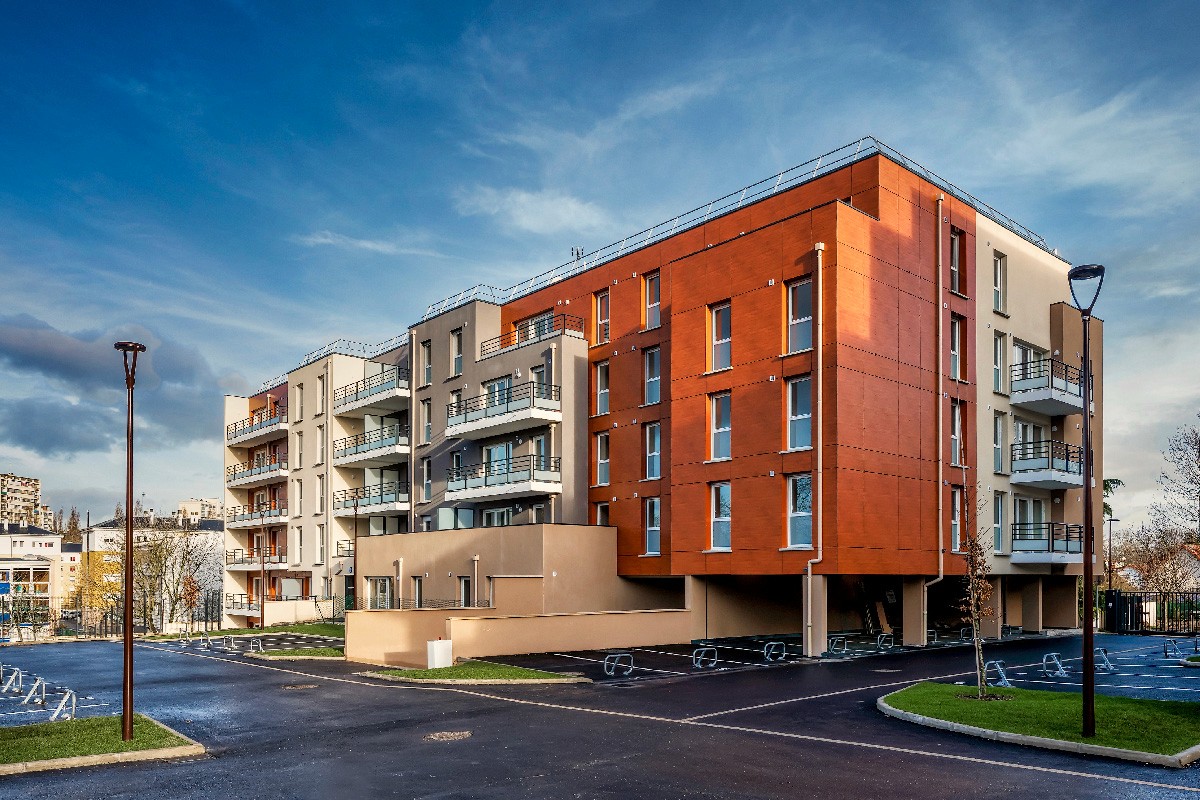 Résidence contemporaine Novalys Morsang‑sur‑Orge — photo architecture Lille Hauts‑de‑France | Anteale Yann Manac’h 2025