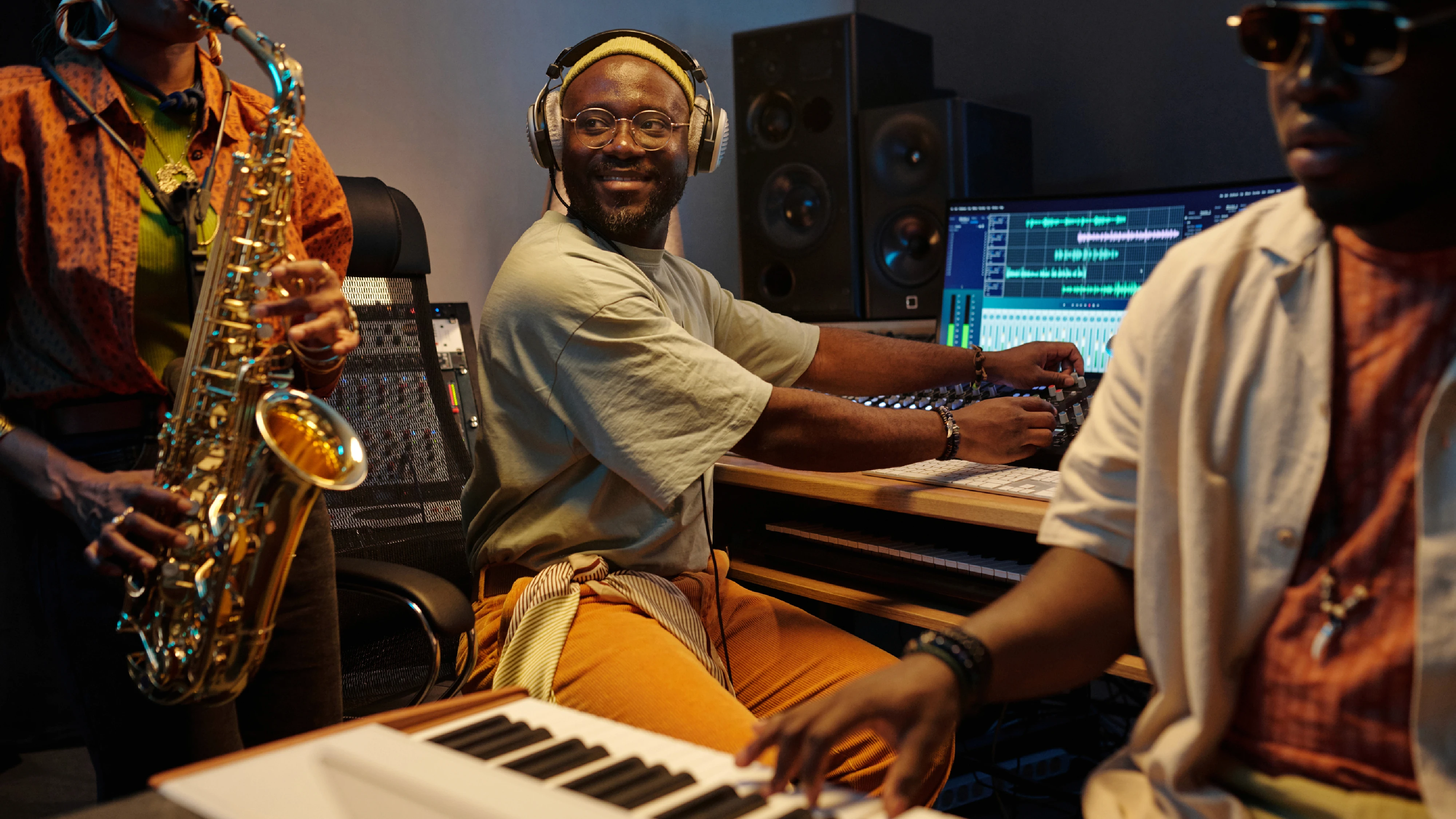 Studio d'enregistrement musical