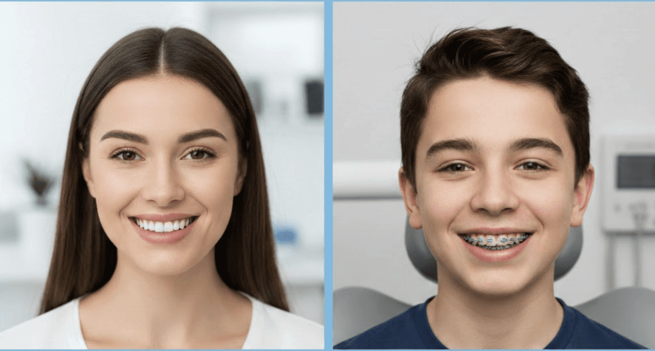 invisalign-traditional-braces
