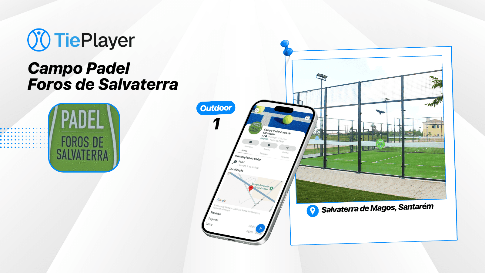 Book a padel court at Campo Padel Foros de Salvaterra
