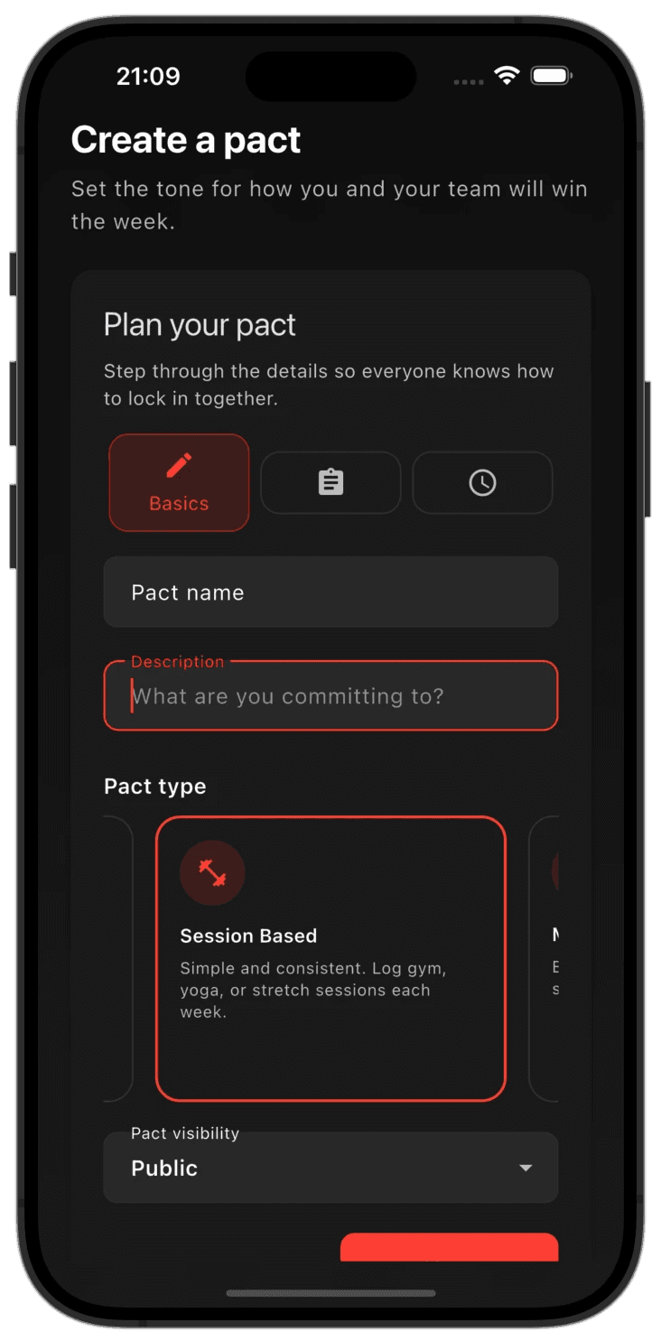 PACT Mobile App