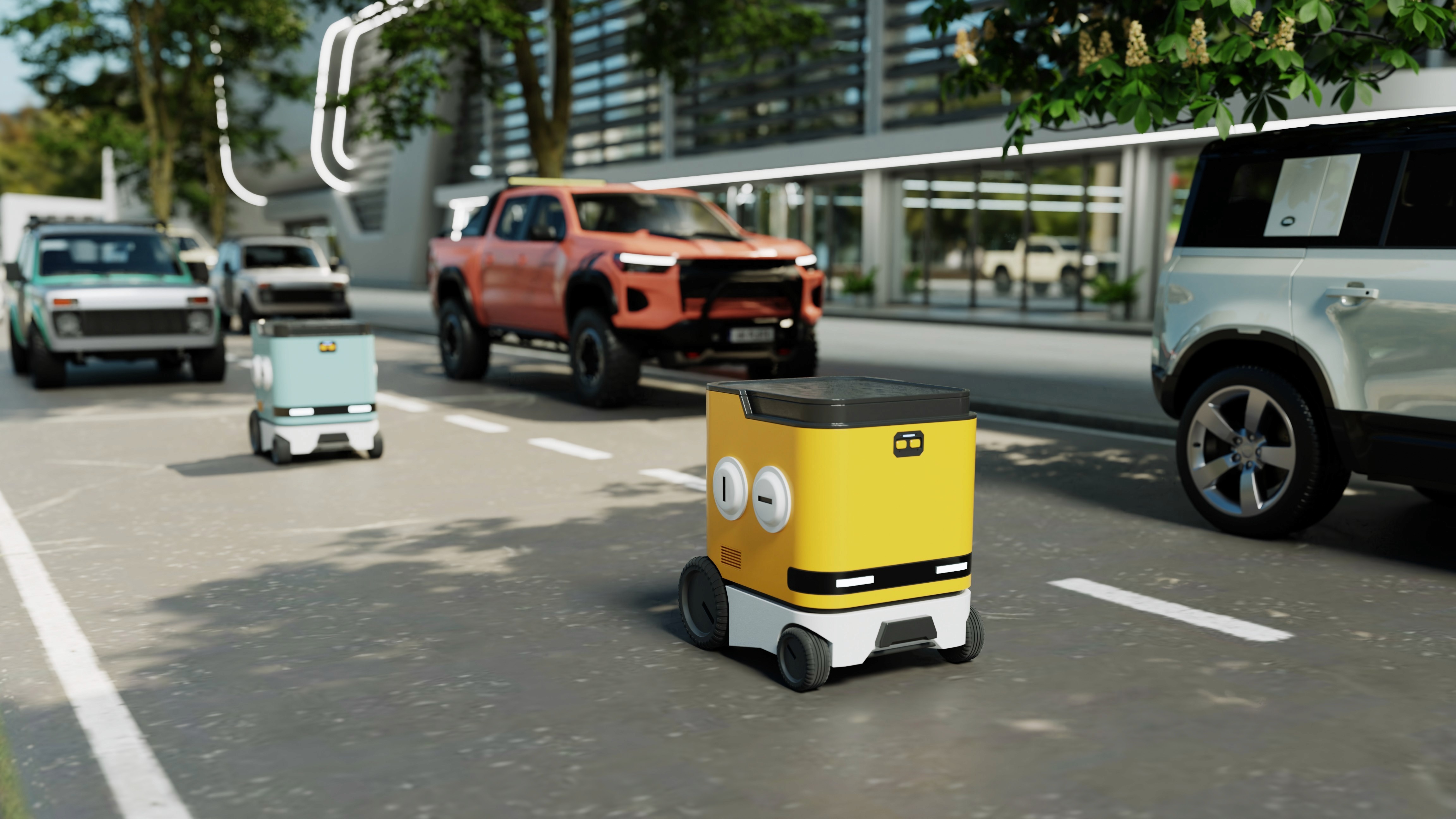 Man chatting in professional setting