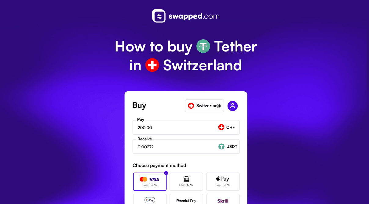 How to buy USDT (USDT) in Switzerland with CHF