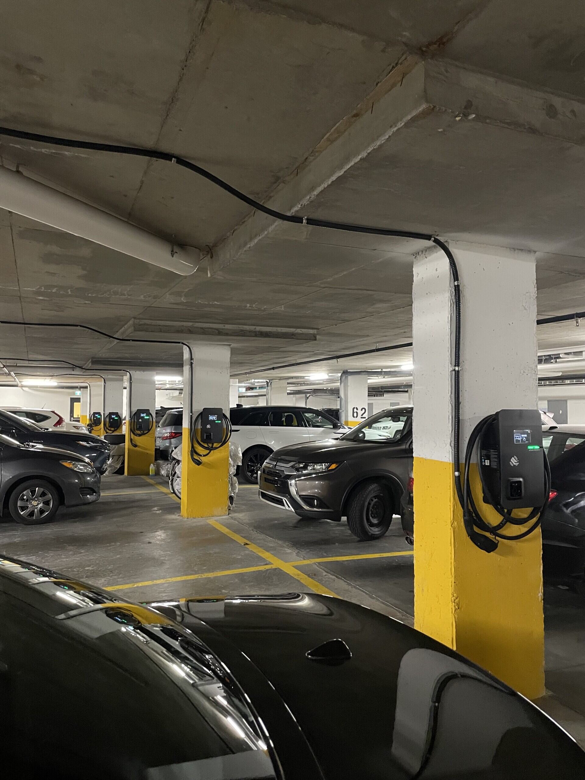 Electric Avenue wall mounted and pedestal mounted Level 2 EV charging stations for residential and commercial electric vehicle charging in BC
