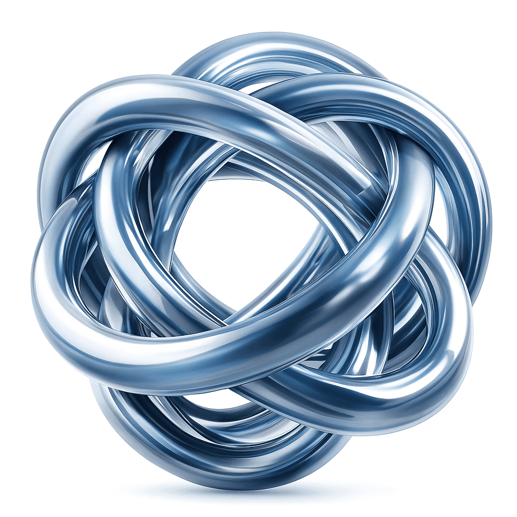 Abstract metalic shape