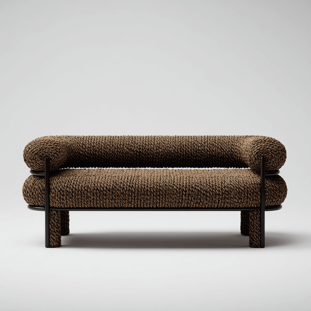 Named after the Thar Desert, this sofa embodies openness   Low, grounded, and woven with a sense of place and calm.
