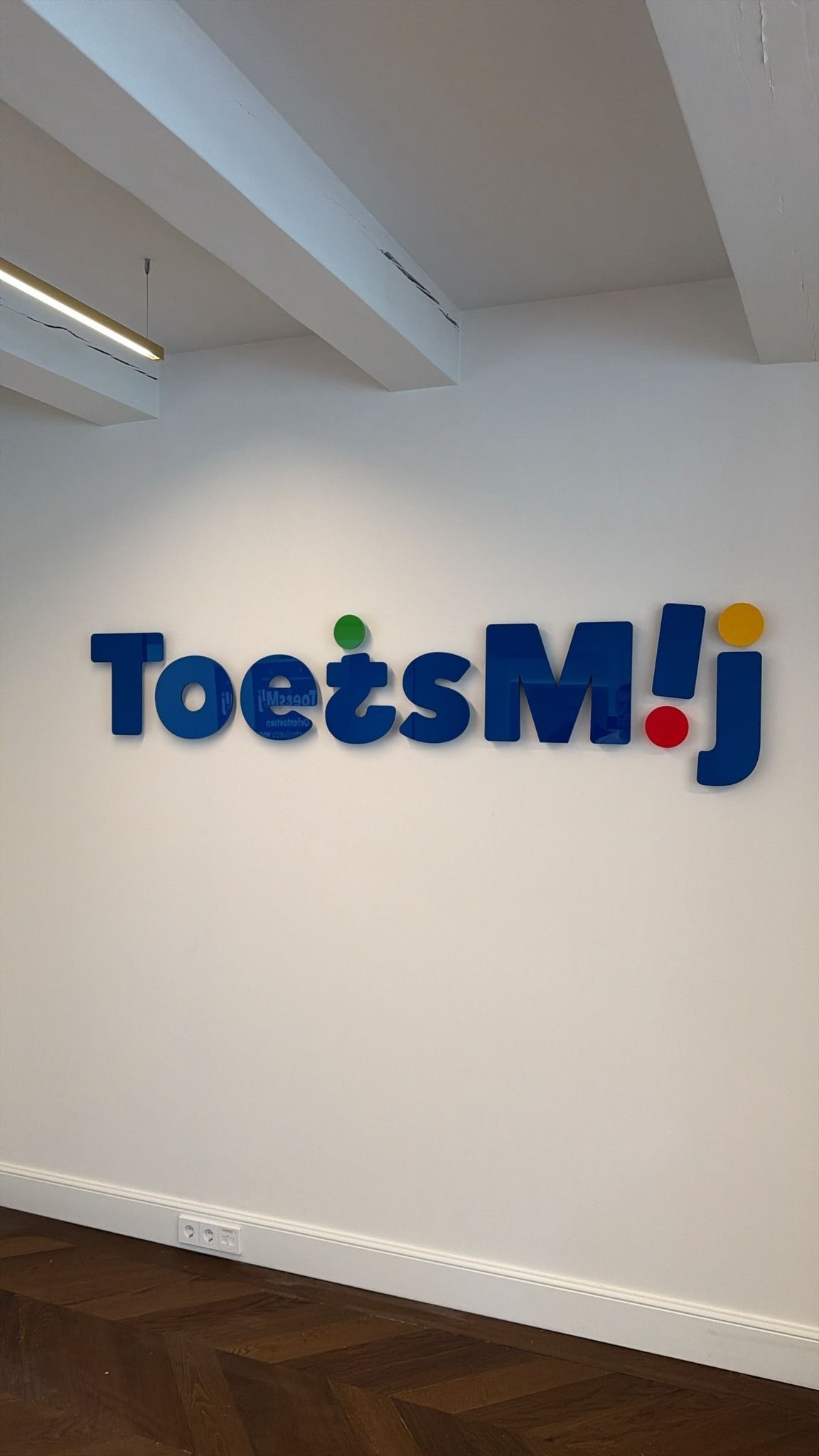 Binnenreclame voor toetsmij