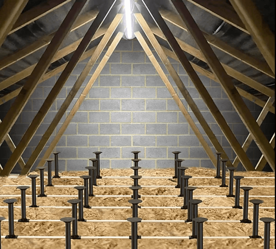 Loft leg installation work