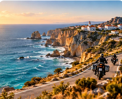 Illustratives Reisemotiv zur Region Portugal – Atlantikküste