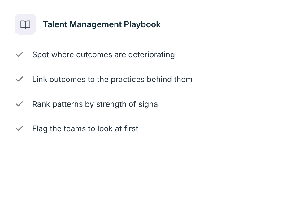 Identify the patterns that matter