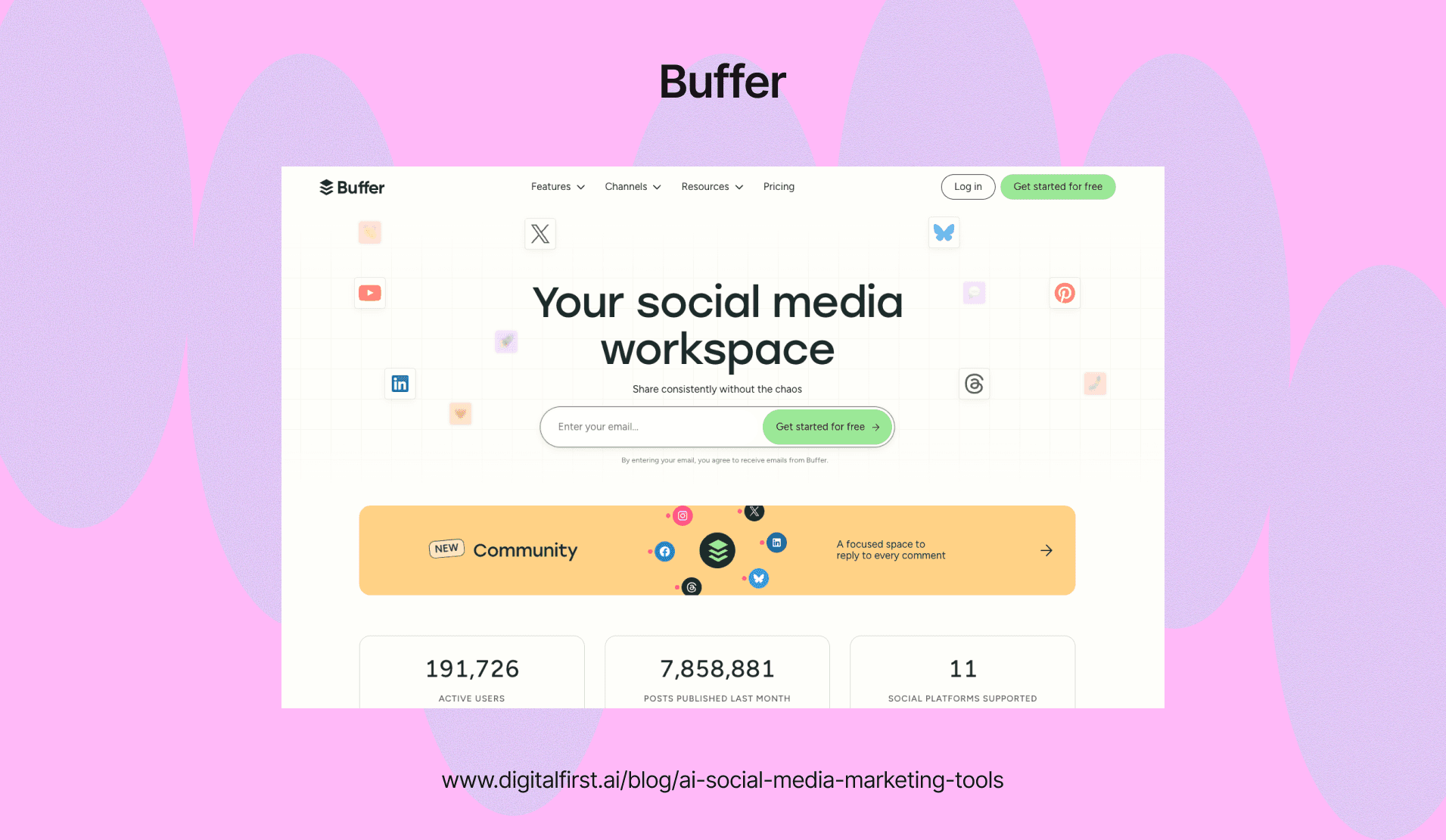 Buffer – Best AI Tool for Scheduling Optimization
