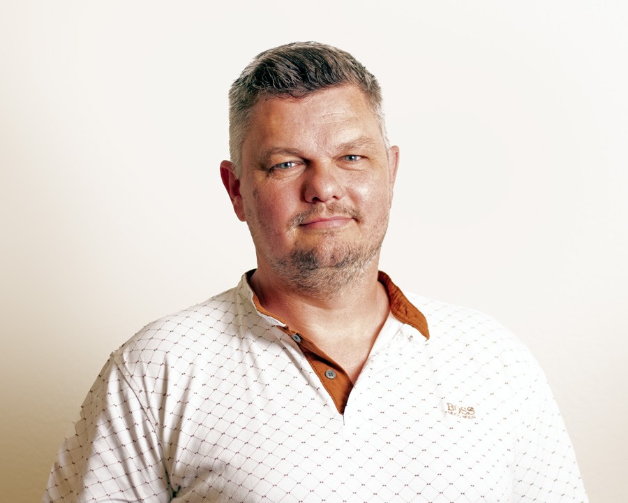 A corporate headshot of Christope Brédy, Tameo Lead Full Stack Developer.