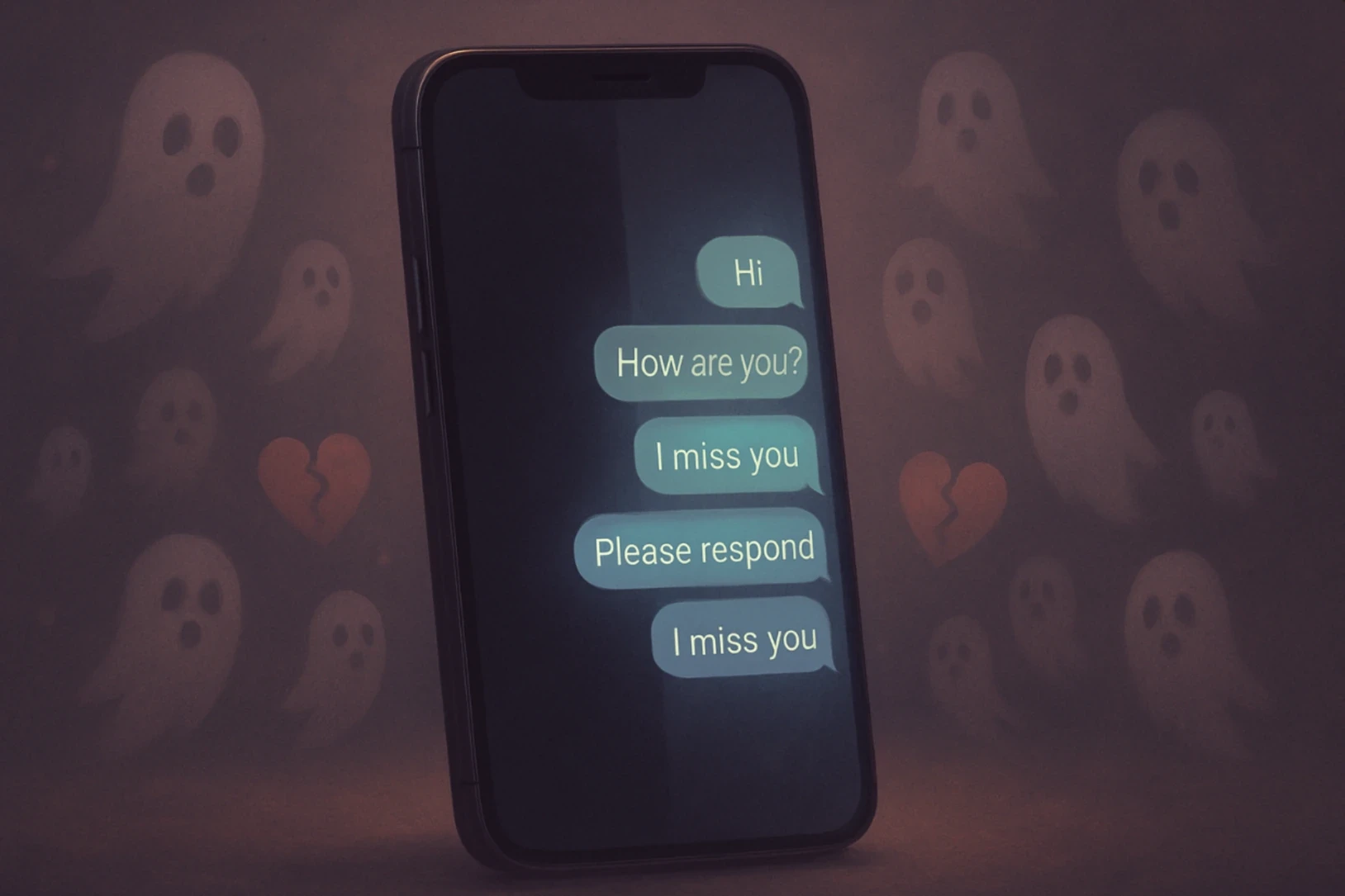 Texting a person who ghosted you