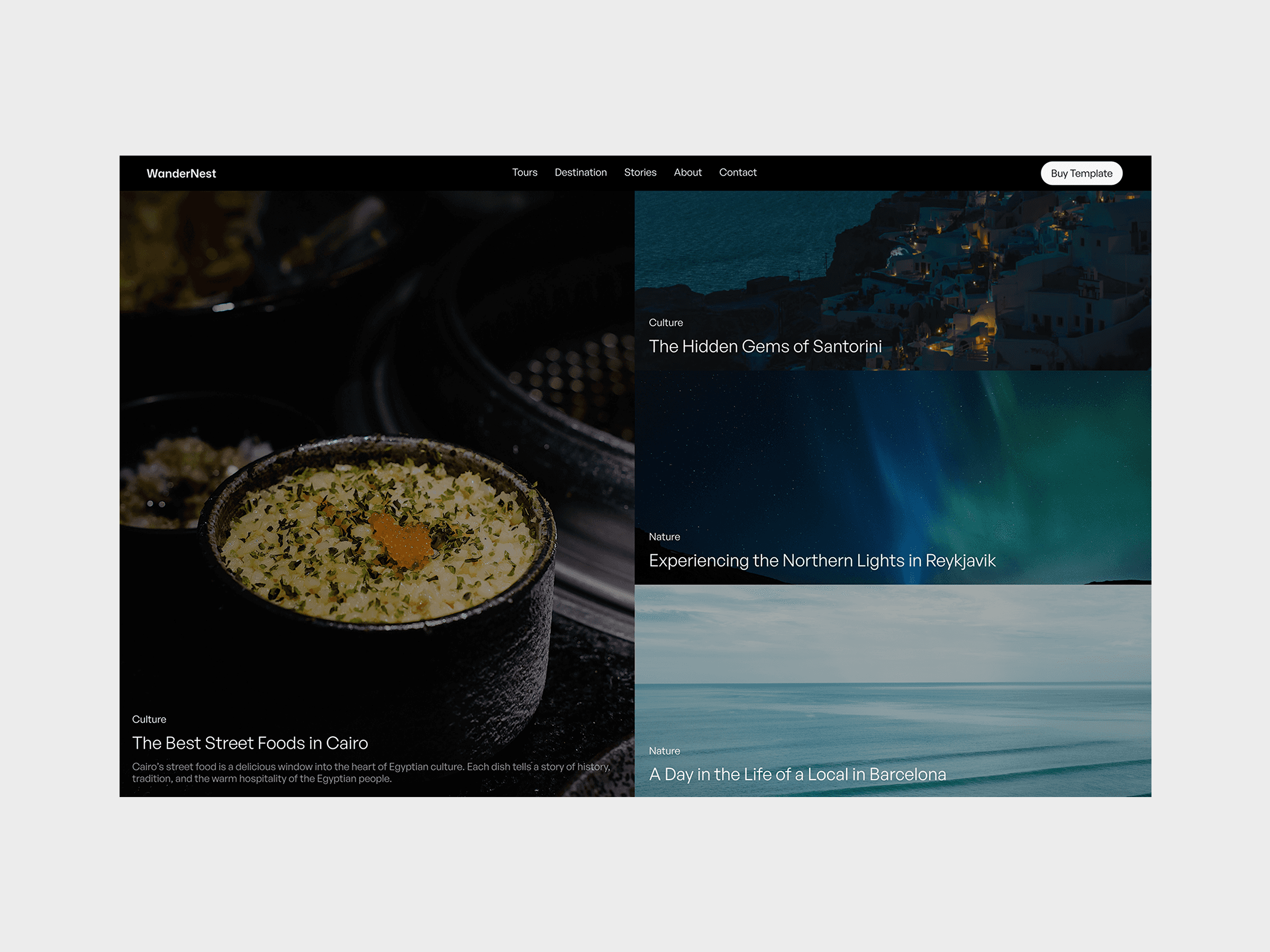 Travel Agency Website Framer Template