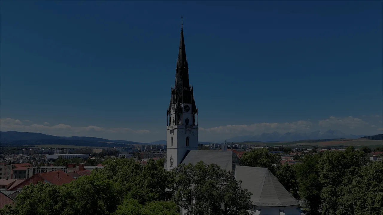 Titulná fotografia so záberom na mesto Spišská Nová Ves