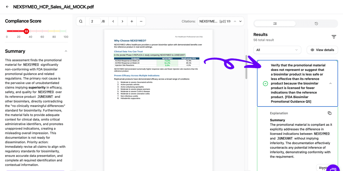 Requirement mapping to promotional content