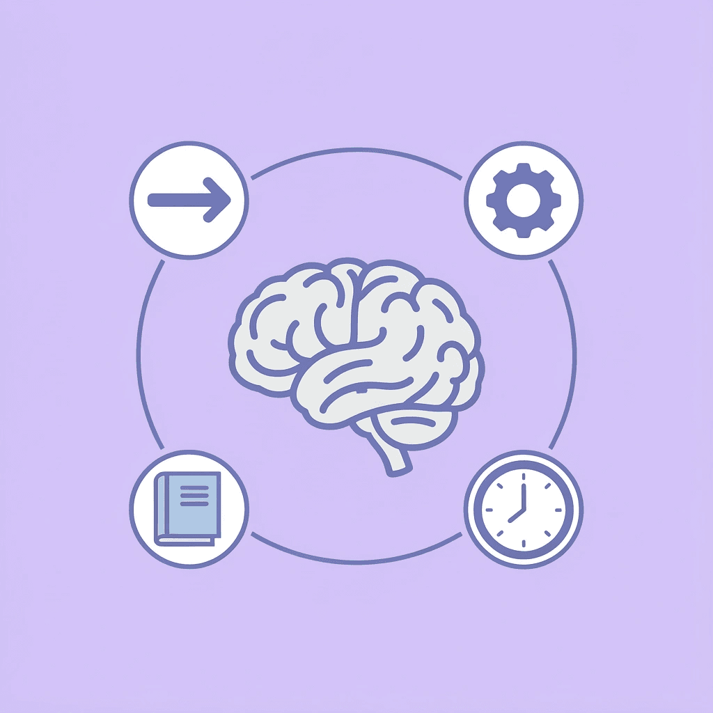 Central LLM agent connected to unstructured data, context recognition, program integrations, and decision-making