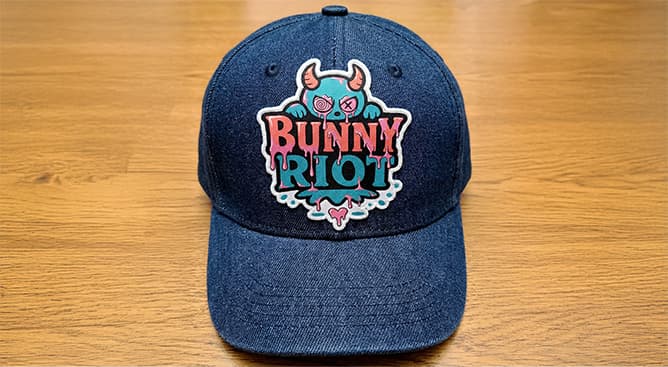 blue spiral light on red background